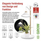 Preview: Emos LED Pflanzenleuchte 7W neutralweiss 3800K Weiß 21x21cm Z7905