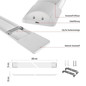 Preview: Emos LED Feuchtraumleuchte Mino 20W neutralweiss 4000K Weiß 60cm ZAB901