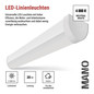 Preview: Emos LED Feuchtraumleuchte Mano 20W neutralweiss 4000K Weiß 60cm ZAB911