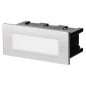 Preview: Emos LED Orientierungsleuchte Amal 1,5W warmweiss 3000K IP65 Edelstahl Aluminium ZC0108