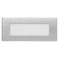 Preview: Emos LED Orientierungsleuchte Amal 2W neutralweiss 4000K IP65 Edelstahl Aluminium ZC0110