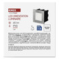 Preview: Emos LED Orientierungsleuchte Amal 2W neutralweiss 4000K IP65 Edelstahl Aluminium ZC0111