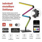 Preview: Emos LED Stehlampe GoSmart RGBIC 24W warmweiss 2700K WiFi Schwarz Aluminium ZCW34BR