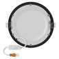 Preview: Emos LED Einbaustrahler Nexxo 12,5W CCT warm-/neutralweiss 3000K/3500K/4000K Schwarz Aluminium Ø17cm ZD1333