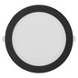 Preview: Emos LED Einbaustrahler Nexxo 18W CCT warm-/neutralweiss 3000K/3500K/4000K Schwarz Aluminium Ø22,5cm ZD1343