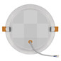 Preview: Emos LED Einbaustrahler Rubic 18W neutralweiss 4000K Weiß Ø17cm ZD1442