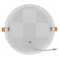 Preview: Emos LED Einbaustrahler Rubic 24W neutralweiss 4000K Weiß Ø22cm ZD1452