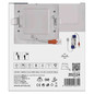 Preview: Emos LED Einbaustrahler Nexxo 7W warmweiss 3000K Weiß Aluminium 12x12cm ZD2124