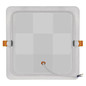 Preview: Emos LED Einbaustrahler Rubic 24W neutralweiss 4000K Weiß 22x22cm ZD2452