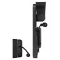 Preview: Emos LED Solar-Fluter Sunno 1300lm neutralweiss 4000K Bewegungsmelder Akku IP54 Schwarz 18x18cm ZG112S
