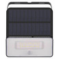 Preview: Emos LED Solar-Fluter Solo 1000lm neutralweiss 4000K Bewegungsmelder Akku IP54 Schwarz 14,5x14cm ZG121S