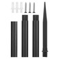Preview: Emos LED Solar-Fluter Spilo 1500lm warmweiss 3000K Bewegungsmelder Akku IP54 Schwarz 18x15cm ZG131S