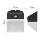 Preview: Emos LED Solar-Fluter Lunis 220lm neutralweiss 4000K Bewegungsmelder Akku IP65 Schwarz 14x10cm ZG151S