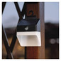Preview: Emos LED Solar-Fluter Lunis 220lm neutralweiss 4000K Bewegungsmelder Akku IP65 Schwarz 14x10cm ZG151S