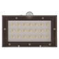 Preview: Emos LED Solar-Fluter Brixo 350lm neutralweiss 4000K Bewegungsmelder Akku IP65 Weiß ZG161S