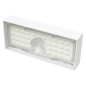 Preview: Emos LED Solar-Fluter Brixo 900lm neutralweiss 4000K Bewegungsmelder Akku IP65 Weiß ZG165S