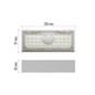Preview: Emos LED Solar-Fluter Brixo 900lm neutralweiss 4000K Bewegungsmelder Akku IP65 Weiß ZG165S