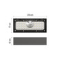 Preview: Emos LED Solar-Fluter Brixo 900lm neutralweiss 4000K Bewegungsmelder Akku IP65 Schwarz ZG166S