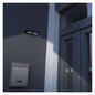 Preview: Emos LED Solar-Fluter Brixo 900lm neutralweiss 4000K Bewegungsmelder Akku IP65 Schwarz ZG166S