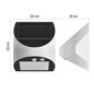 Preview: Emos LED Solar-Fluter Lumi 240lm neutralweiss 4000K Bewegungsmelder Akku IP54 Weiß 10,5x13cm ZG172S