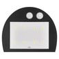 Preview: Emos LED Solar-Fluter Lumi 240lm neutralweiss 4000K Bewegungsmelder Akku IP54 Weiß 10,5x13cm ZG172S