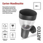 Preview: Emos LED Gartenstrahler Arteo IP44 Anthrazit Edelstahl 16x12cm ZGA010P