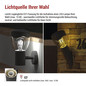Preview: Emos LED Gartenstrahler Arteo IP44 Anthrazit Edelstahl 12x12cm ZGA020P