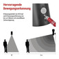 Preview: Emos LED Gartenstrahler Arteo Bewegungsmelder IP44 Anthrazit Edelstahl 16x12cm ZGA040P