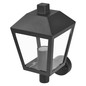 Preview: Emos LED Gartenstrahler Adenia IP44 Schwarz Aluminium 20x15cm ZGB010P