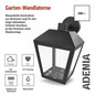 Preview: Emos LED Gartenstrahler Adenia IP44 Schwarz Aluminium 18x15cm ZGB020P