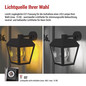 Preview: Emos LED Gartenstrahler Adenia IP44 Schwarz Aluminium 18x15cm ZGB020P