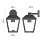 Preview: Emos LED Gartenstrahler Adenia IP44 Schwarz Aluminium 18x15cm ZGB020P