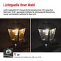 Preview: Emos LED Gartenstrahler Adenia Bewegungsmelder IP44 Schwarz Aluminium 20x15cm ZGB040P