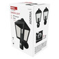Preview: Emos LED Gartenstrahler Adenia Bewegungsmelder IP44 Schwarz Aluminium 20x15cm ZGB040P