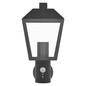 Preview: Emos LED Gartenstrahler Adenia Bewegungsmelder IP44 Schwarz Aluminium 20x15cm ZGB040P