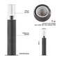 Preview: Emos LED Wegeleuchte Zala IP44 Anthrazit Edelstahl 14x14cm ZGC0A0P
