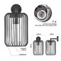 Preview: Emos LED Gartenstrahler Salvia IP44 Schwarz Stahl 21x16cm ZGD010P