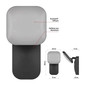 Preview: Emos LED Gartenstrahler Nika 12,5W warmweiss 3000K IP44 Anthrazit Aluminium 12x12cm ZGE014L