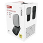 Preview: Emos LED Gartenstrahler Nika 12,5W warmweiss 3000K IP44 Anthrazit Aluminium 12x12cm ZGE014L