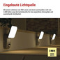 Preview: Emos LED Gartenstrahler Nika 12,8W warmweiss 3000K Bewegungsmelder IP44 Anthrazit Aluminium 12x12cm ZGE044L