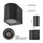 Preview: Emos LED Gartenstrahler Oculus IP44 Schwarz ZGF010P