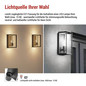 Preview: Emos LED Gartenstrahler Malva IP44 Schwarz Aluminium 13x12cm ZGH010P