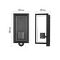 Preview: Emos LED Gartenstrahler Malva Bewegungsmelder IP44 Schwarz Aluminium 13x12,5cm ZGH040P