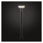 Preview: Emos LED Solar-Wegeleuchte Terion 2W warmweiss 3000K Bewegungsmelder Akku IP44 Anthrazit Edelstahl 12,5x12,5cm ZGJ0F4S