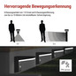 Preview: Emos LED Solar-Gartenstrahler Verea 4,4W warmweiss 3000K Bewegungsmelder Akku IP44 Schwarz Aluminium 15x11cm ZGK044S