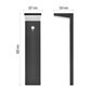Preview: Emos LED Solar-Wegeleuchte Verea 4,4W warmweiss 3000K Bewegungsmelder Akku IP44 Schwarz Aluminium 15x11cm ZGK0B4S