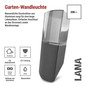 Preview: Emos LED Gartenstrahler Lana IP54 Anthrazit Aluminium ZGL020P