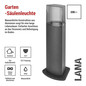 Preview: Emos LED Wegeleuchte Lana IP54 Anthrazit Aluminium 15x13cm ZGL0A0P