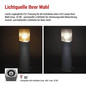 Preview: Emos LED Wegeleuchte Lana IP54 Anthrazit Aluminium 15x13cm ZGL0A0P