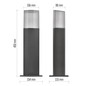 Preview: Emos LED Wegeleuchte Lana IP54 Anthrazit Aluminium 15x13cm ZGL0A0P